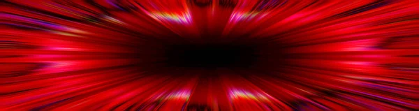 Red Starburst Explosion Banner Black Copy Space Centre — Stock Photo, Image