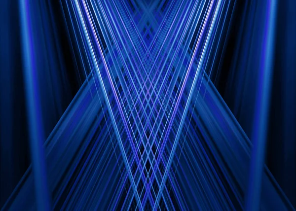 Blue light beams background — Stock Photo, Image