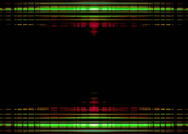 Zöld fények határ-fekete — Stock Fotó