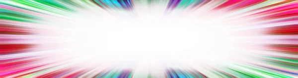 Kleurrijke Starburst explosie banner — Stockfoto