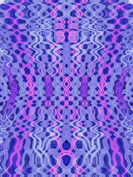 Sininen ja pinkki psykedeelinen kuvio — kuvapankkivalokuva