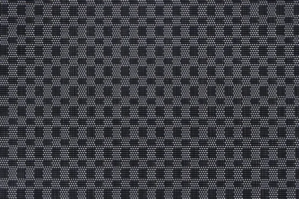 Weven Mat Patroon Zwarte Witte Plastic Textuur — Stockfoto