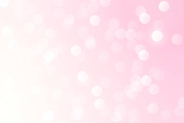 Bokeh daire parlak ışık ve yumuşak pembe renk, arka plan