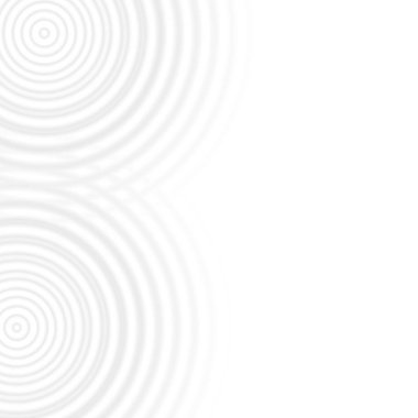 Soyut ses dalgaları gri renk beyaz zemin üzerine etkisi