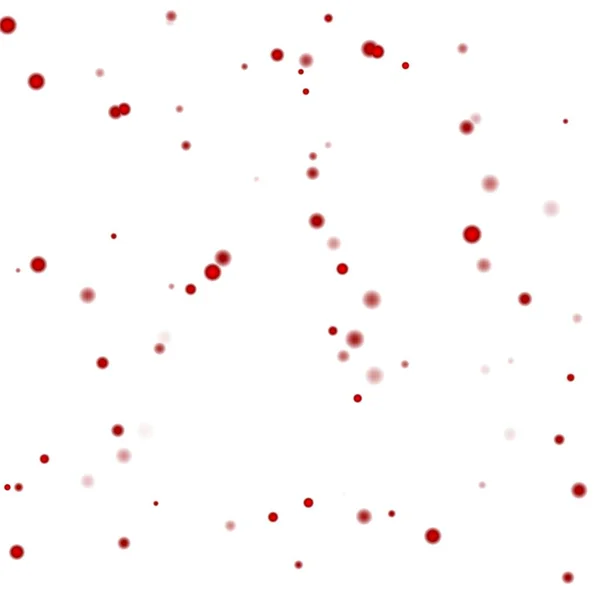 Falling Red Dots White Background — Stock Photo, Image