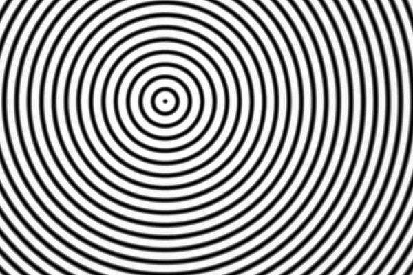 Абстрактные Черные Кольца Звучат Белом Фоне — стоковое фото