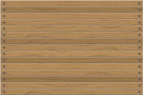 Texture Bois Marron Avec Planches Horizontales Illustration Vectorielle — Image vectorielle