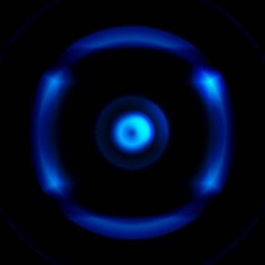 Mavi göz efekt, arka plan dijital lens