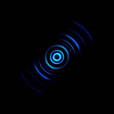 Soyut Mavi obtüratör Diyafram lens etkisi arka plan ile