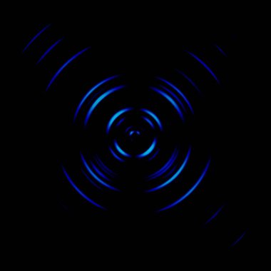 Mavi Gökadası sarmal veya daire sinyal, arka plan