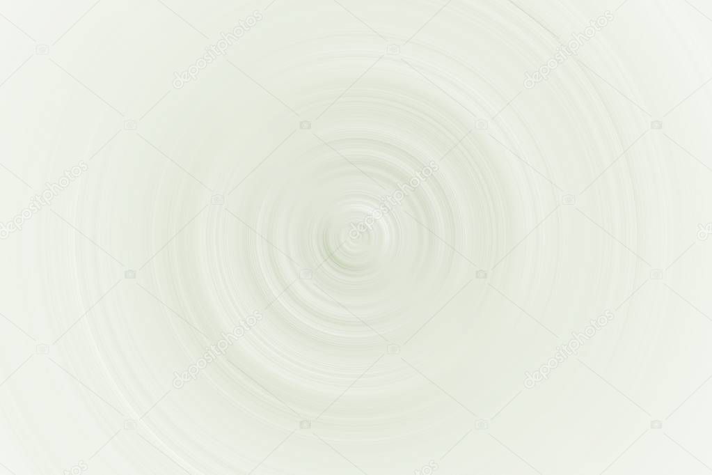 Abstract light green vortex on white backdrop, soft background texture