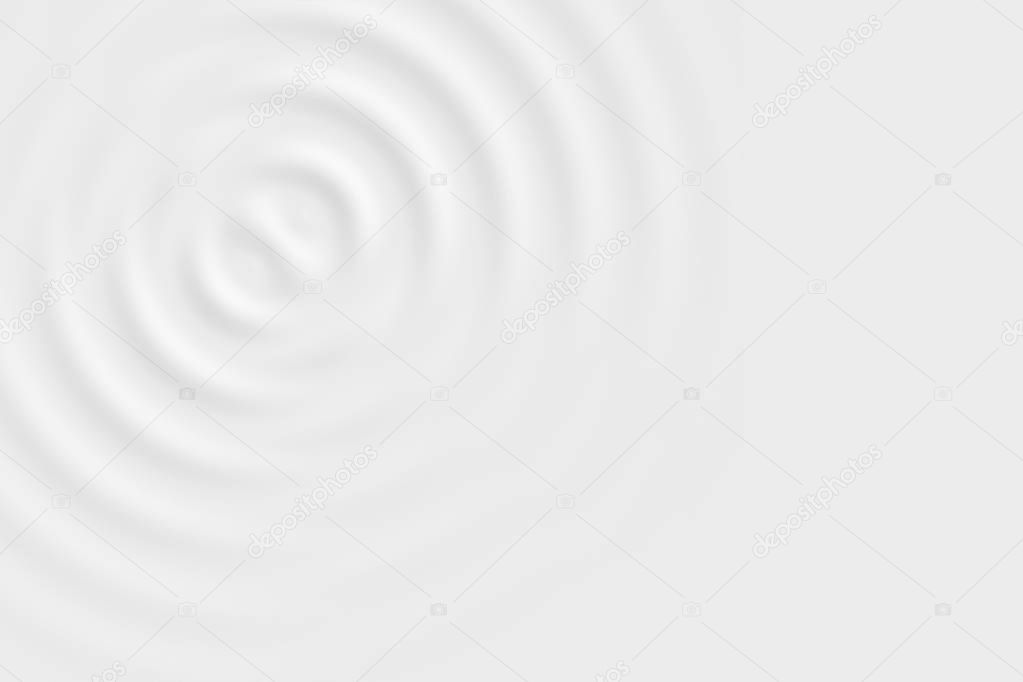 Abstract white liquid or white cream surface, soft background texture