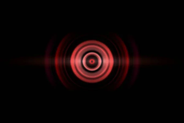 Абстрактное Светло Розовое Кольцо Звуковыми Волнами Заднем Плане — стоковое фото