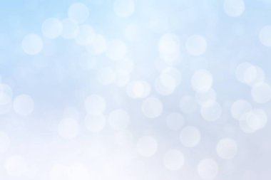 Soyut Mavi bokeh etkisi, yumuşak arka plan bulanık ışıklar