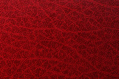 Kirli dokunun eski kırmızı deri çarşaf, soyut arkaplan