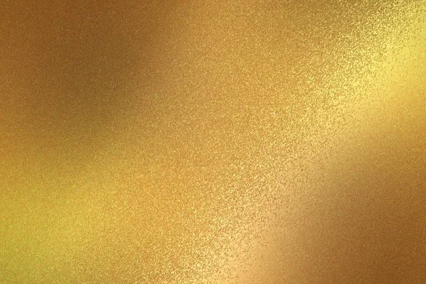 Reflexion Auf Rauen Gold Metallic Blech Oberflächen Abstrakte Textur Hintergrund — Stockfoto
