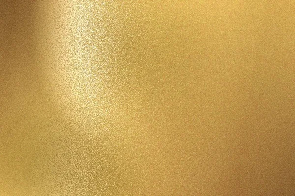 Abstract Achtergrond Geborsteld Goud Stalen Muur Textuur — Stockfoto