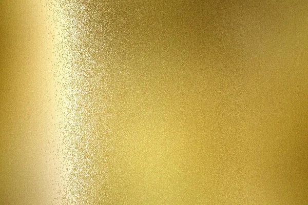 Gloeiende Gouden Metalen Wand Abstracte Textuur Achtergrond — Stockfoto