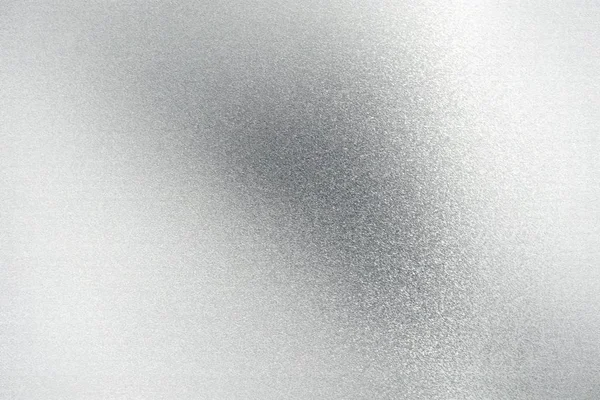 Parlak Fırçalanmış Gümüş Metalik Plaka Soyut Doku Arkaplanı — Stok fotoğraf