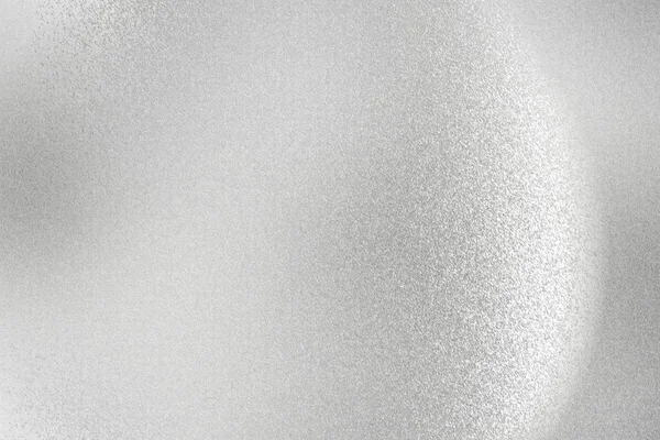 Lesklá Vlna Stříbrná Kovová Stěna Abstraktní Textura Pozadí — Stock fotografie