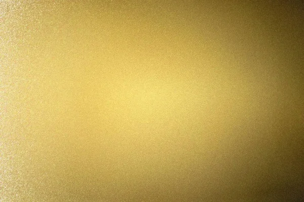 Fondo Textura Abstracta Reflexión Pared Metálica Oro Cepillado Habitación Oscura —  Fotos de Stock