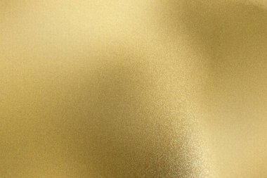 Soyut doku arka planı, pürüzsüz altın metal duvar