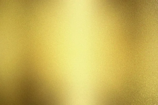 Abstract Textuur Achtergrond Reflectie Gepolijst Goud Metalen Paneel — Stockfoto