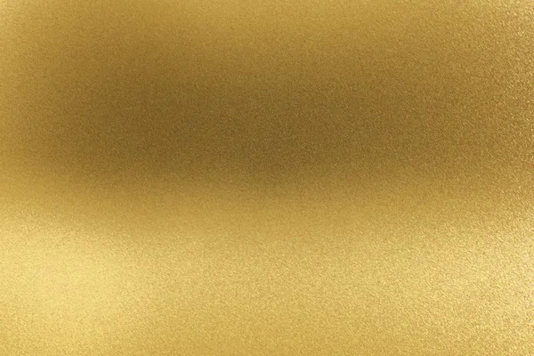 Abstracte Textuur Achtergrond Gloeiende Gouden Metalen Muur — Stockfoto