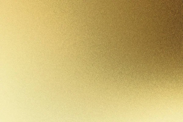 Abstrakte Textur Hintergrund Licht Scheint Auf Rauen Goldenen Metallwand — Stockfoto