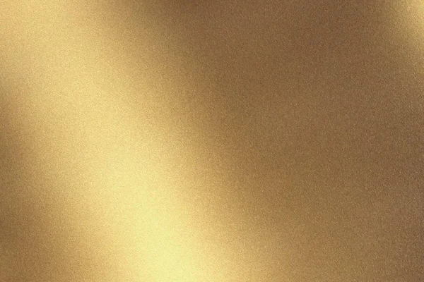 Abstrakcyjne Tło Tekstury Światło Świecące Szorstkiej Złotej Ścianie Stalowej — Zdjęcie stockowe