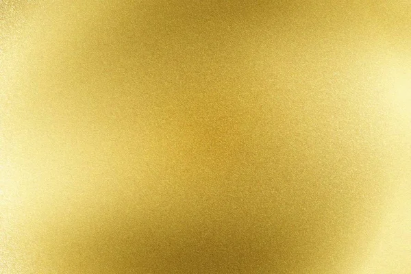 Abstract Textuur Achtergrond Licht Schijnt Gouden Roestvrijstalen Plaat — Stockfoto