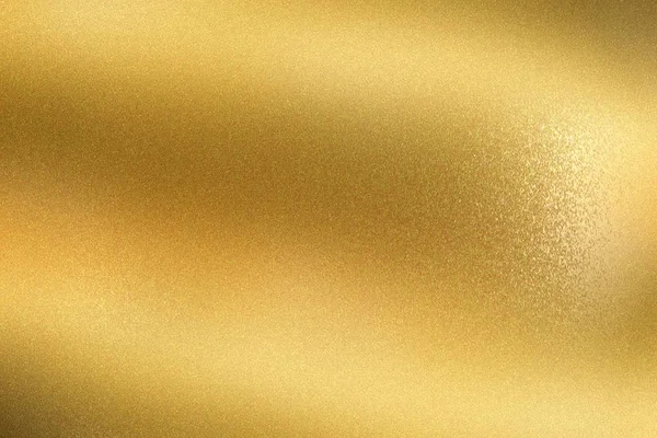 Gloeiende Gouden Wave Metalen Wand Abstracte Textuur Achtergrond — Stockfoto