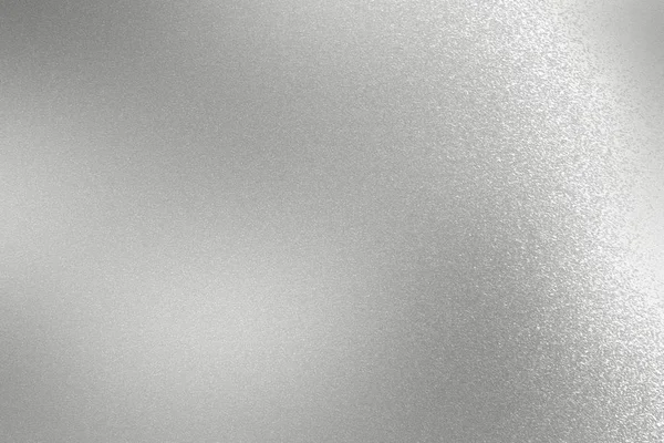 Krassen Zilver Metallic Blad Abstracte Textuur Achtergrond — Stockfoto
