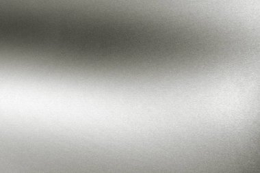 Fırçalanmış parlak gümüş metalik doku, soyut arka plan
