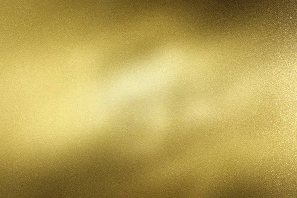 Lehké Zářilo Zlatém Plechu Pozadí Abstraktní Textury — Stock fotografie