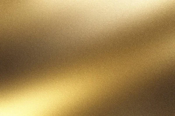 Licht Schijnt Bronzen Metalen Wandoppervlak Abstracte Textuur Achtergrond — Stockfoto