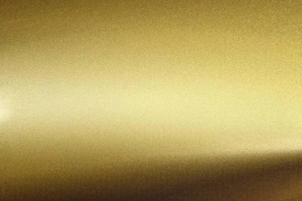 Luce Splendente Sulla Parete Metallo Grezzo Oro Sfondo Texture Astratta — Foto Stock