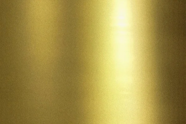 Luz Brilhando Onda Parede Metal Dourado Fundo Textura Abstrata — Fotografia de Stock