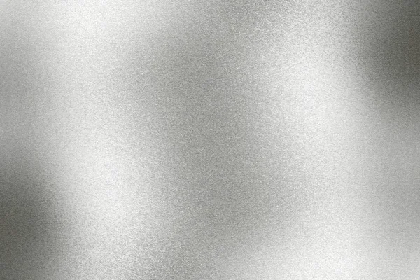 Światło Świeci Starej Srebrnej Metalicznej Ścianie Abstrakcyjna Tekstura Tła — Zdjęcie stockowe