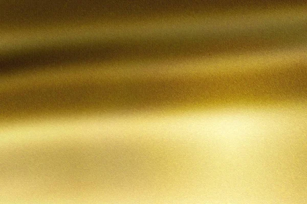 Luce Splendente Sulla Lamiera Ondulata Oro Camera Scura Sfondo Texture — Foto Stock