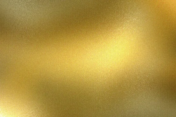 Свет Сияющий Металлической Пластине Грубого Золота Абстрактный Фон — стоковое фото