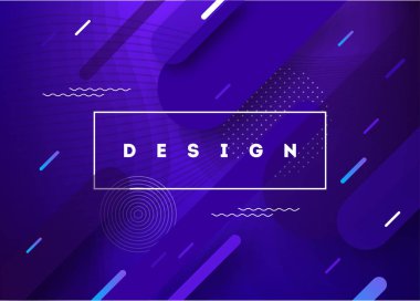 Sıvı renk arka plan tasarımı. Sıvı degrade şekilleri fütüristik poster illüstrasyon. 