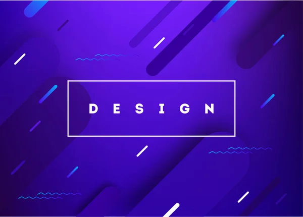 Diseño de fondo de color líquido. Gradiente de fluido formas futurista cartel ilustración . — Vector de stock