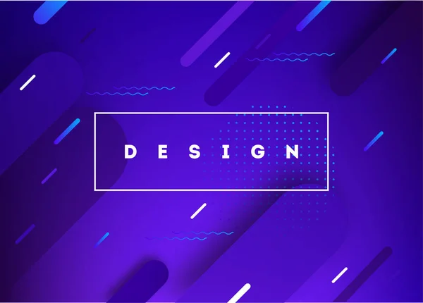 Diseño de fondo de color líquido. Gradiente de fluido formas futurista cartel ilustración . — Vector de stock