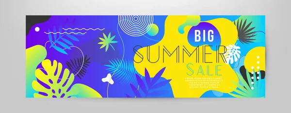 Försäljning Webbplats Banner Försäljning Tagg Försäljning Reklammaterial Vektor Illustration Design — Stock vektor