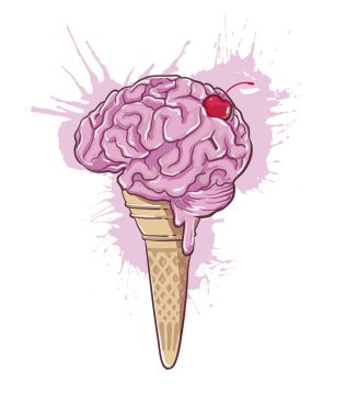 buz beyin dondurma vektörü