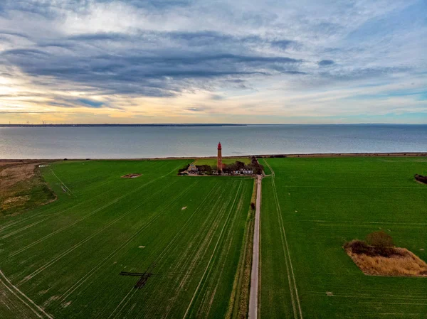 Fehmarn adasında deniz feneri — Stok fotoğraf