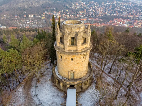 La torre Bismarck en Jena Turingia — Foto de Stock