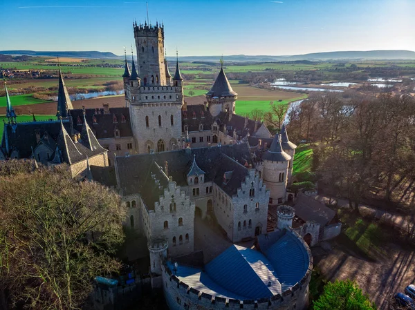 Castillo Marienburg cerca de Hannover en primavera — Foto de Stock