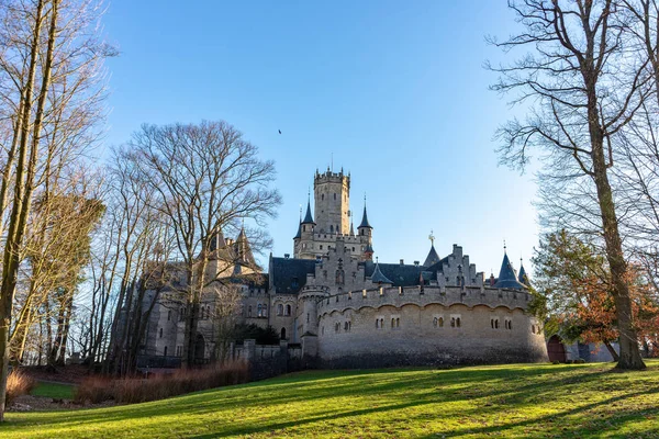 Château Marienburg près de Hanovre au printemps — Photo